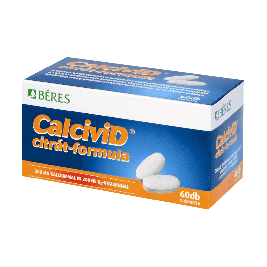 CALCIVID EXTRA-D film-coated tablets - Béres Pharmaceuticals